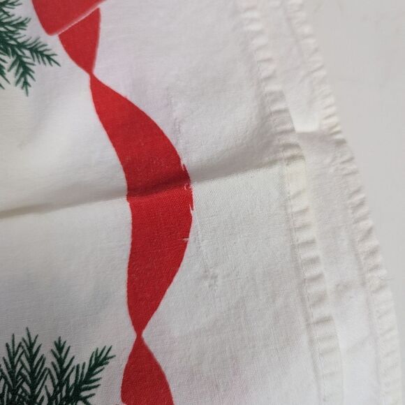 Christmas table napkins, fabric, handkerchief, dinner table napkins vintage - Picture 5 of 6